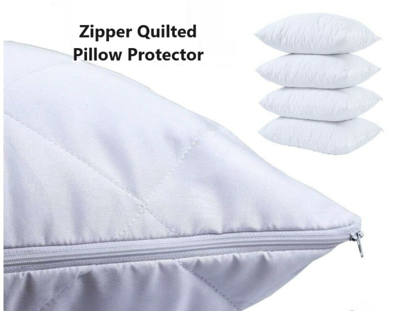 Pillow Protectors Pack of 4 Zipped