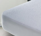 WATERPROOF TERRY MATRESS  PROTECTOR FITTED BED