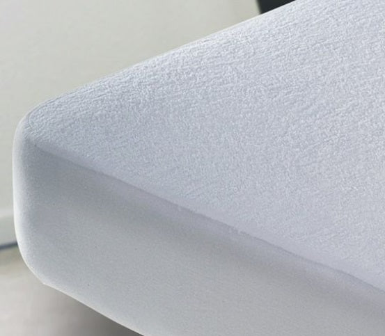 WATERPROOF TERRY MATRESS  PROTECTOR FITTED BED