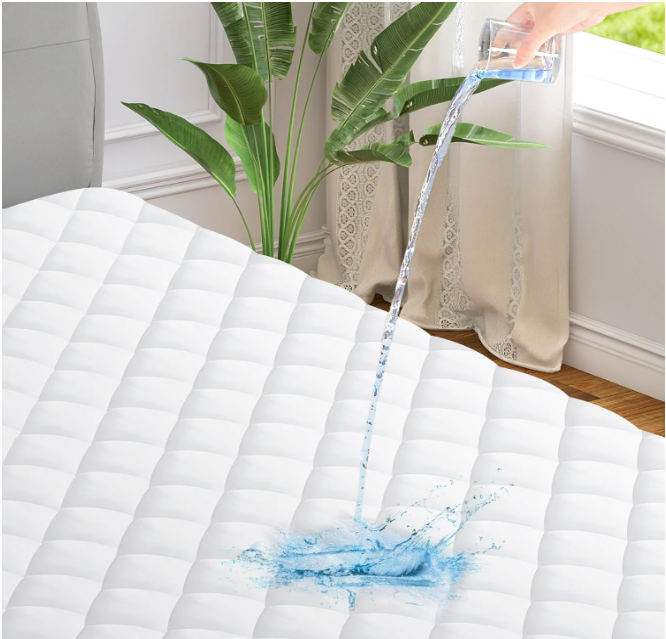 Extra Deep Quilted Waterproof Matress Mattress Protector Fitted