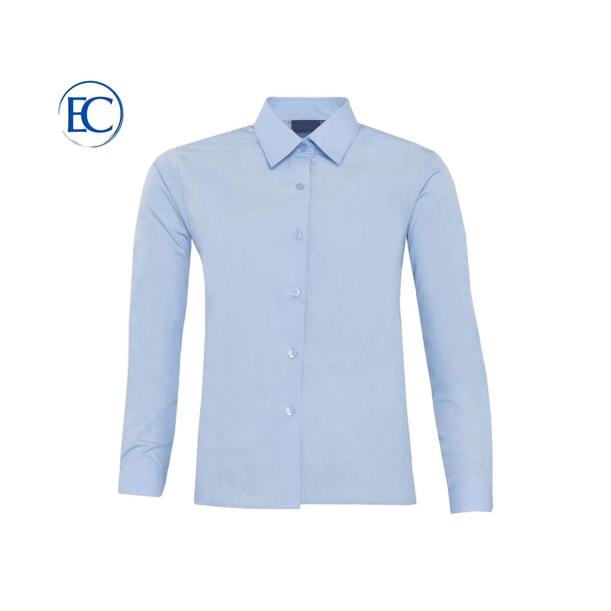 Plain Boys Full Sleeved Shirt - Sky Blue (Single)