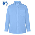 Plain Boys Full Sleeved Shirt - Blue (Single)
