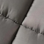 4"inch MATTRESS TOPPER Deep Hotel Quality Microfiber White/Grey