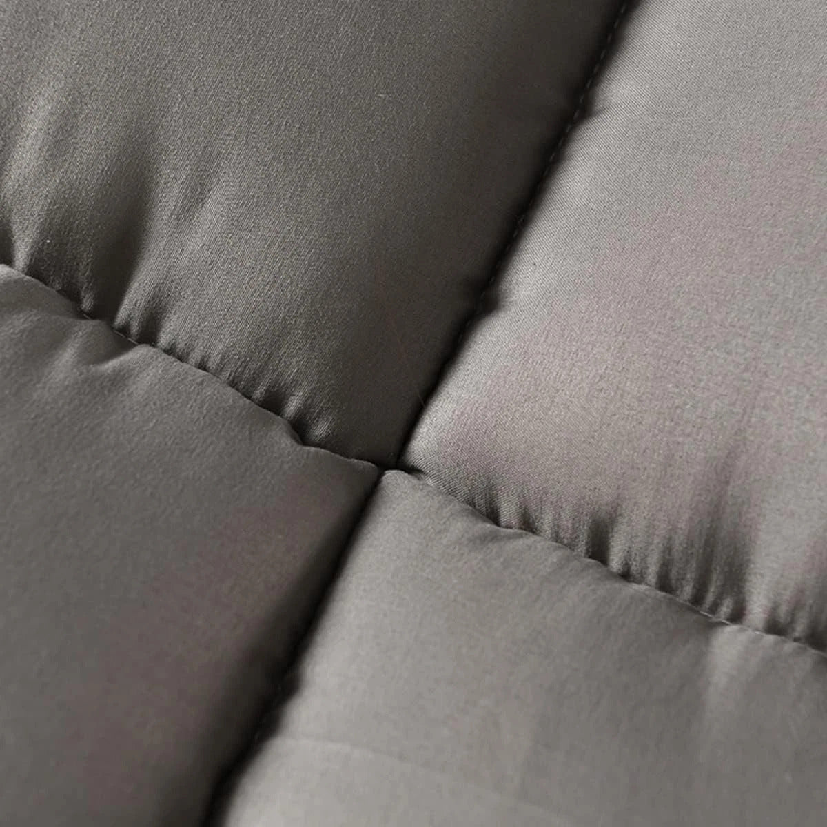 4"inch MATTRESS TOPPER Deep Hotel Quality Microfiber White/Grey