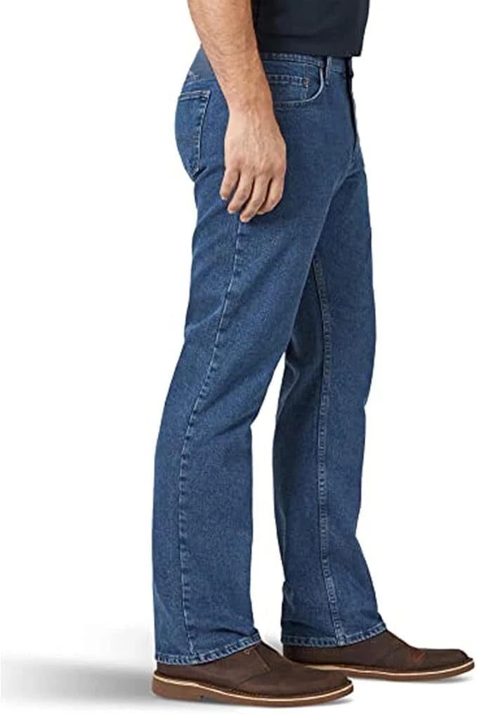 Mens Jeans Straight Leg Regular Fit Heavy Denim Trouser Pants